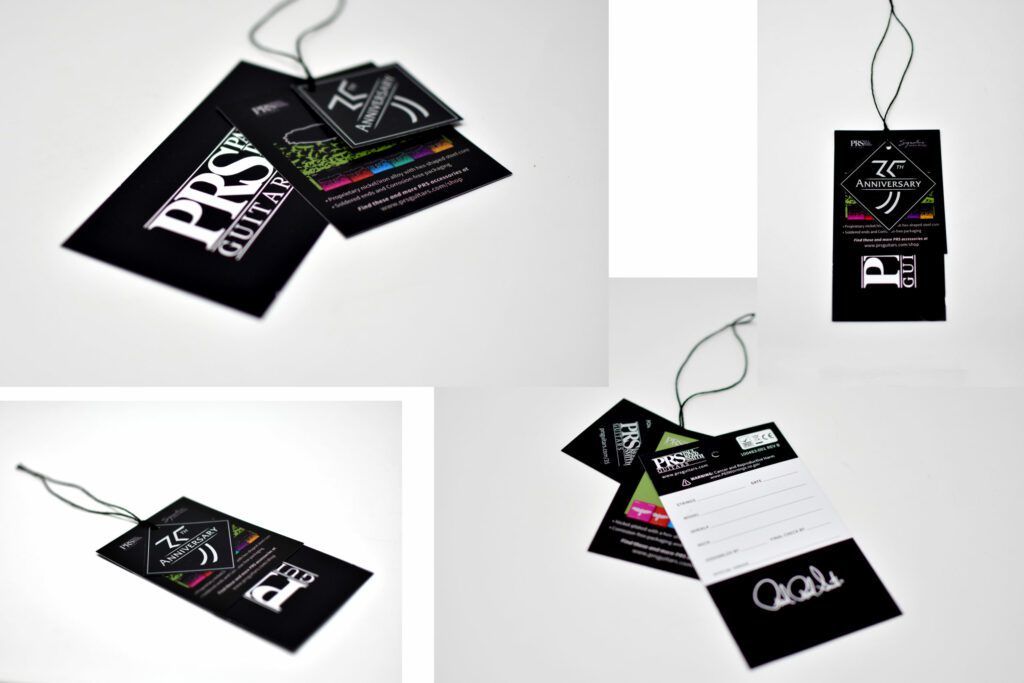 PRS GUITARS CUSTOM HANG TAGS