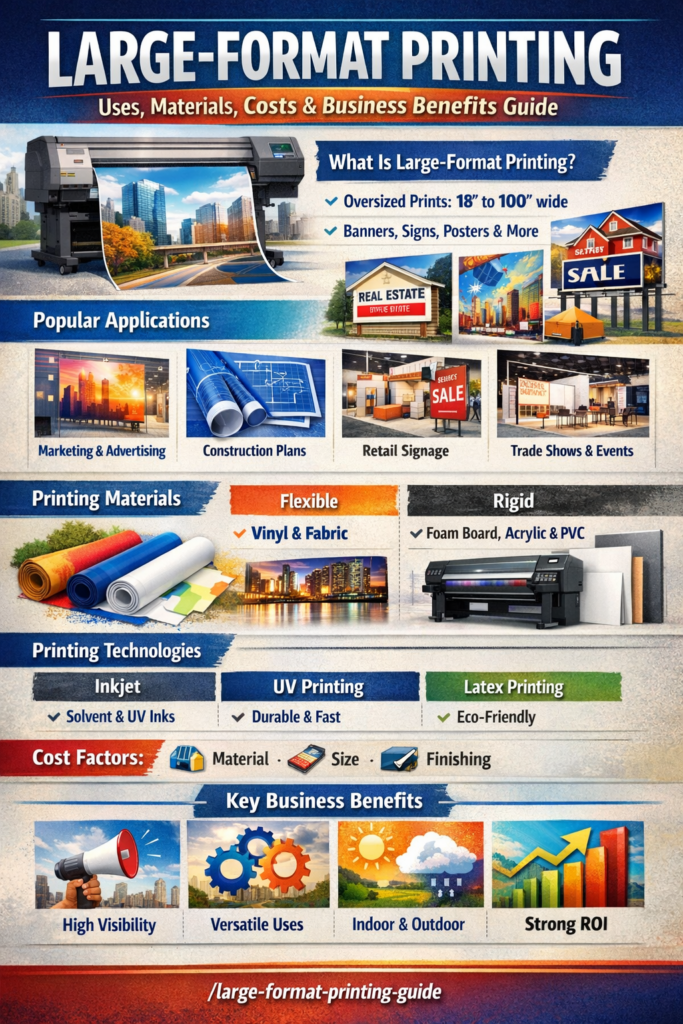Large-Format Printing: Uses, Materials, Costs & Business Benefits Guide